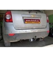 Фаркоп для Chevrolet Captiva (С 100) 2006-2012 съемный крюк на двух болтах 2000кг Автос